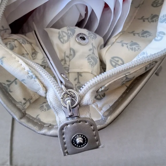 Vintage Giani Bernini Butterflies Handbag Tote Bag Purse - Picture 4 of 16